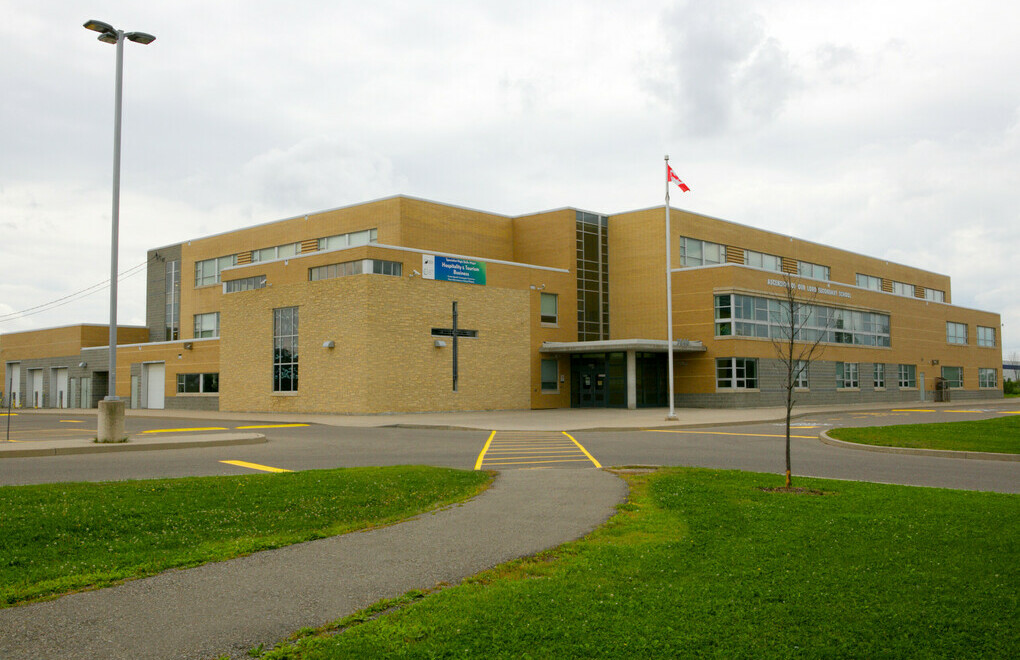 Picture of the front of Ascension of Our Lord Catholic Secondary School