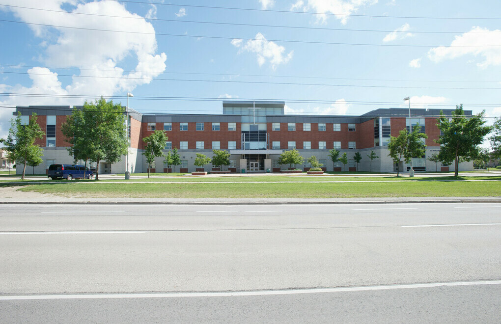 Picture of the front of St. Marguerite d'Youville Catholic Secondary School