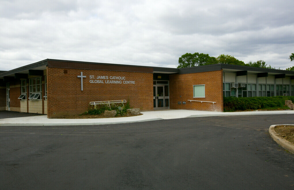 Picture of the front of St. James Catholic Global Learning Centre