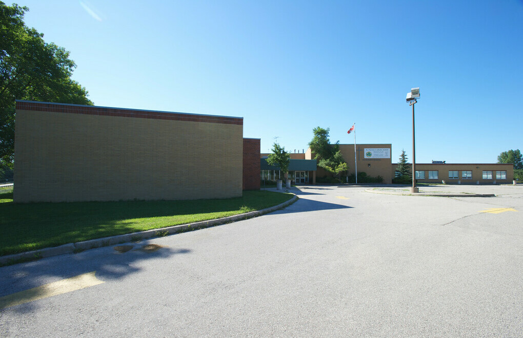 Picture of the front of St. Patrick Catholic Elementary School