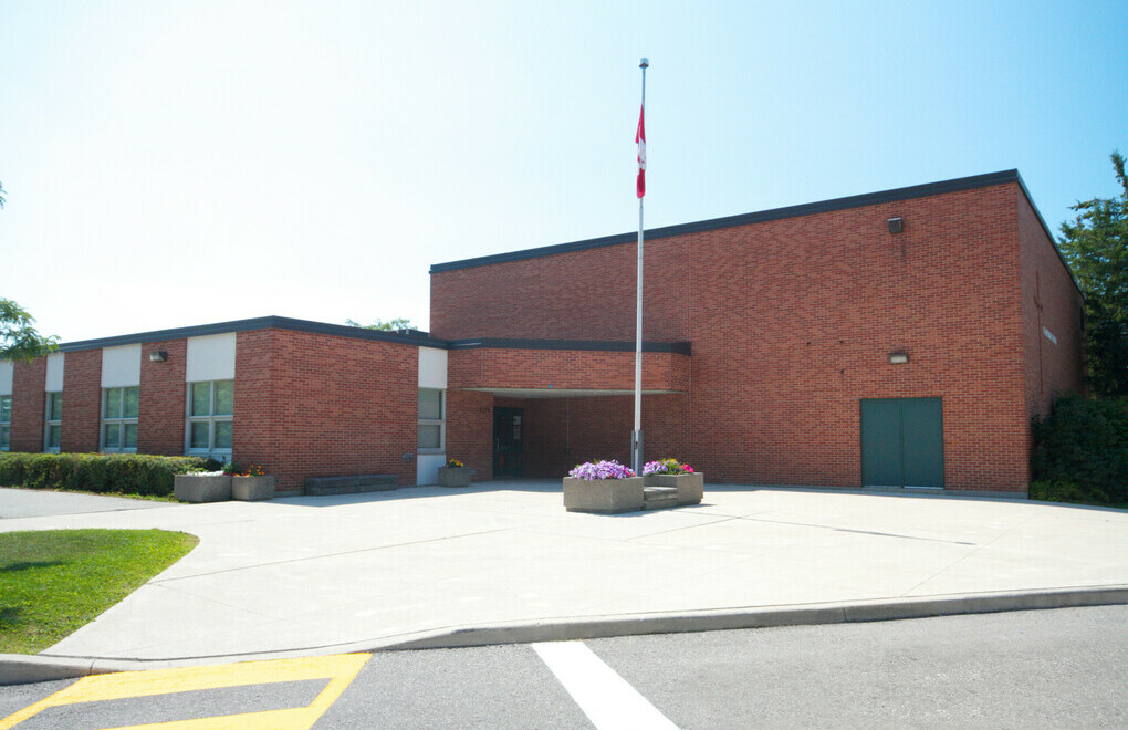 Picture of the front of St. Richard Catholic Elementary School