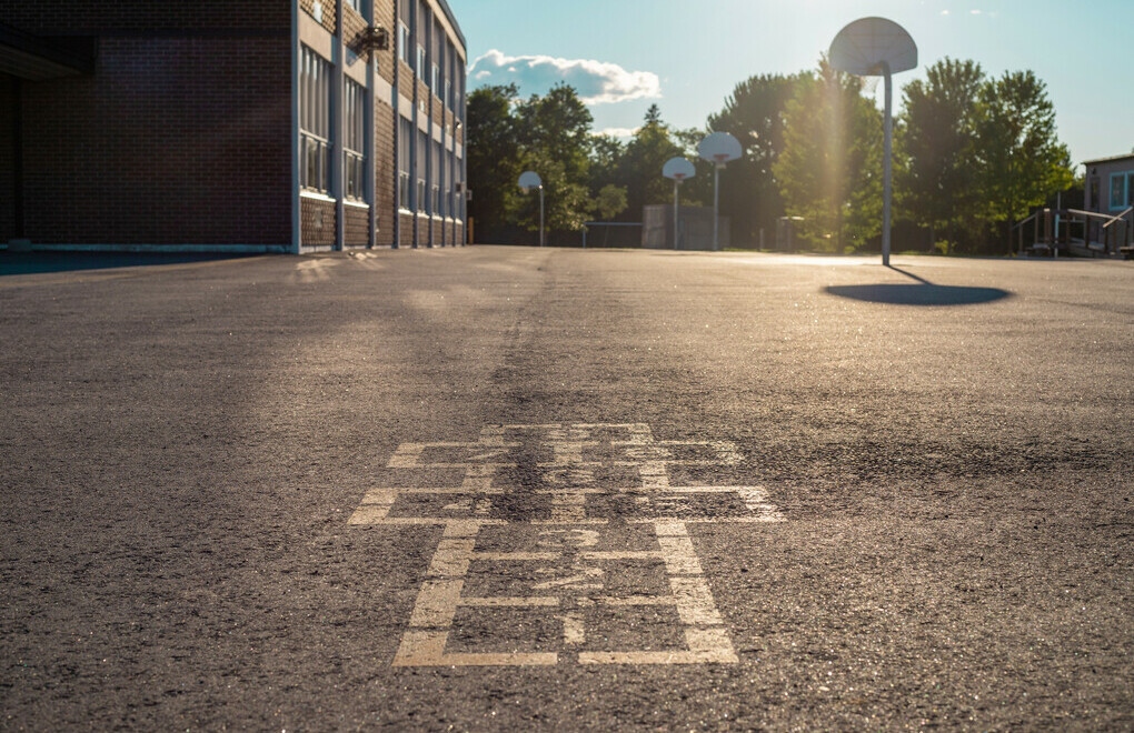 Picture of a school yard
