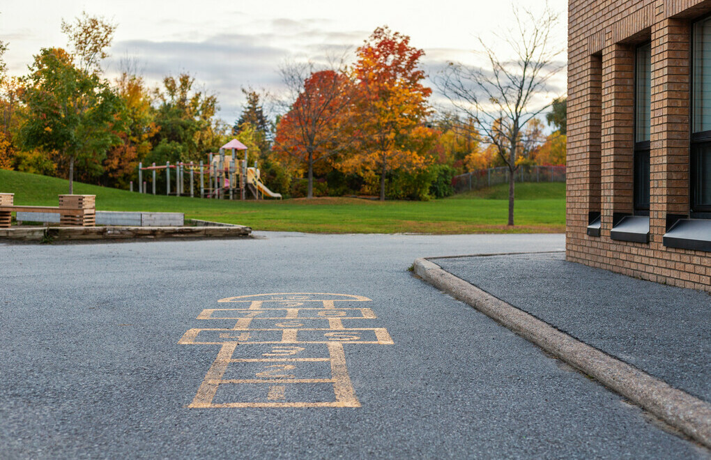 Picture of a school yard