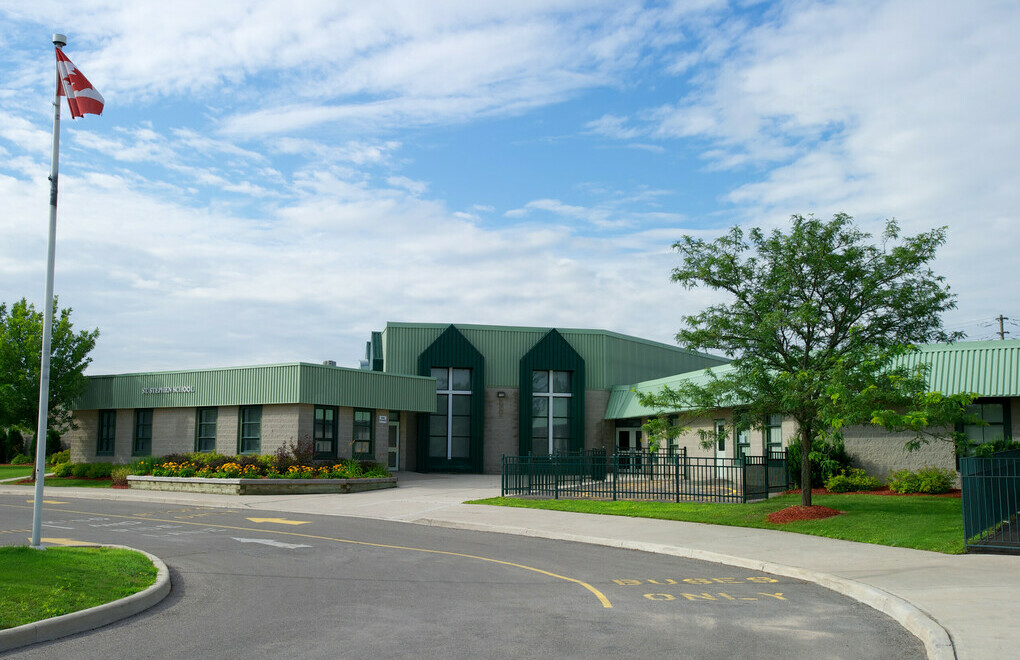 Picture of the front of St. Stephen Catholic Elementary School